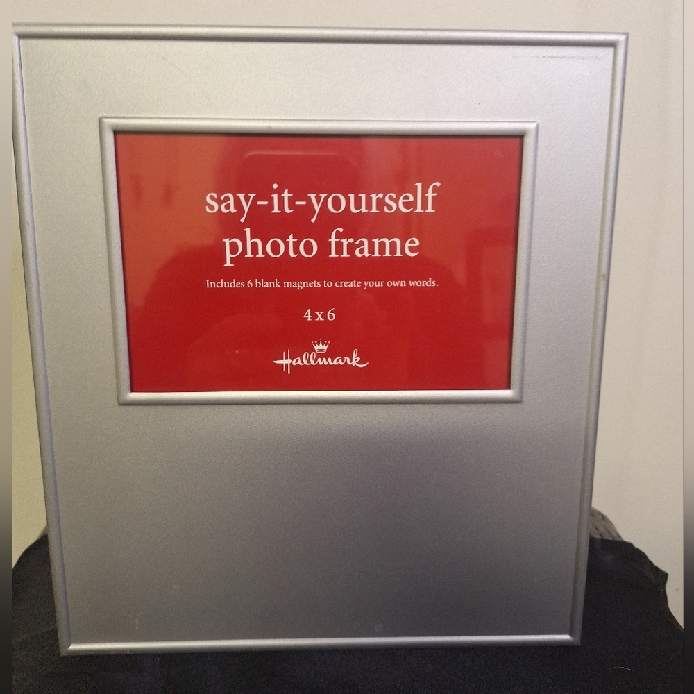 Hallmark Silver Say-It-Yourself Photo Frame
